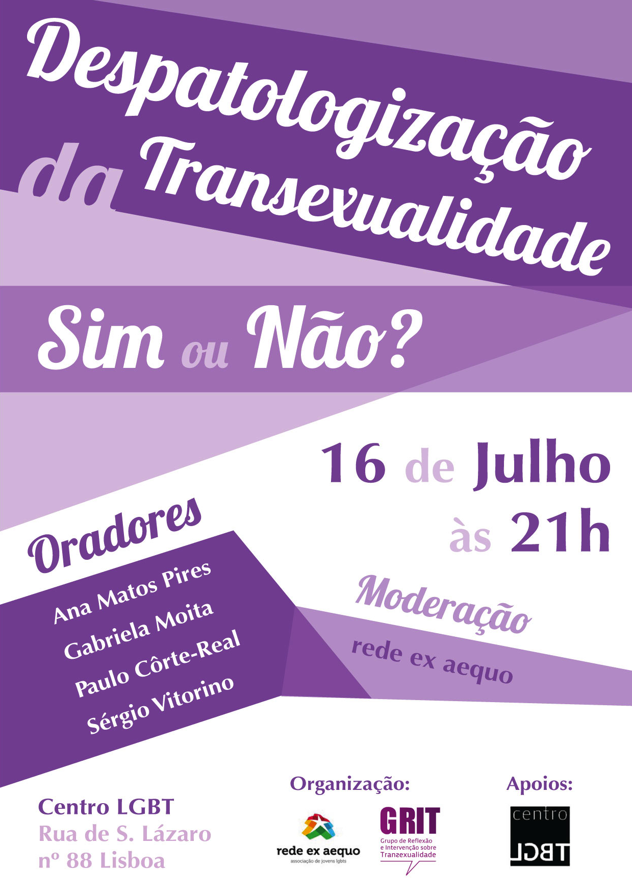 Despatologoiza��o da Transexualidade - Sim ou N�o?